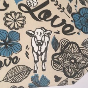 Mercy For Animals Love Tote / Cute Cows